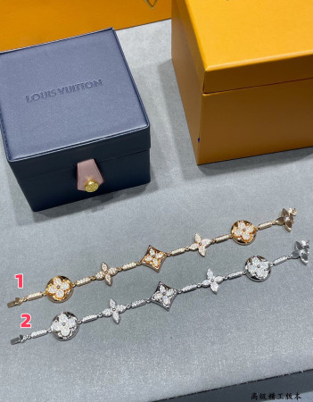 l0*is vuitto large six-flower full Di*m*nd bracelet