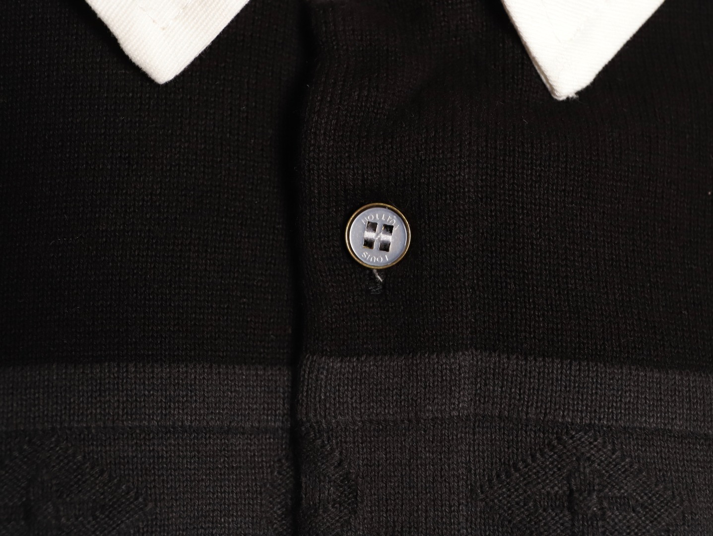 l0*is V*t0n lv knitting polo shirt