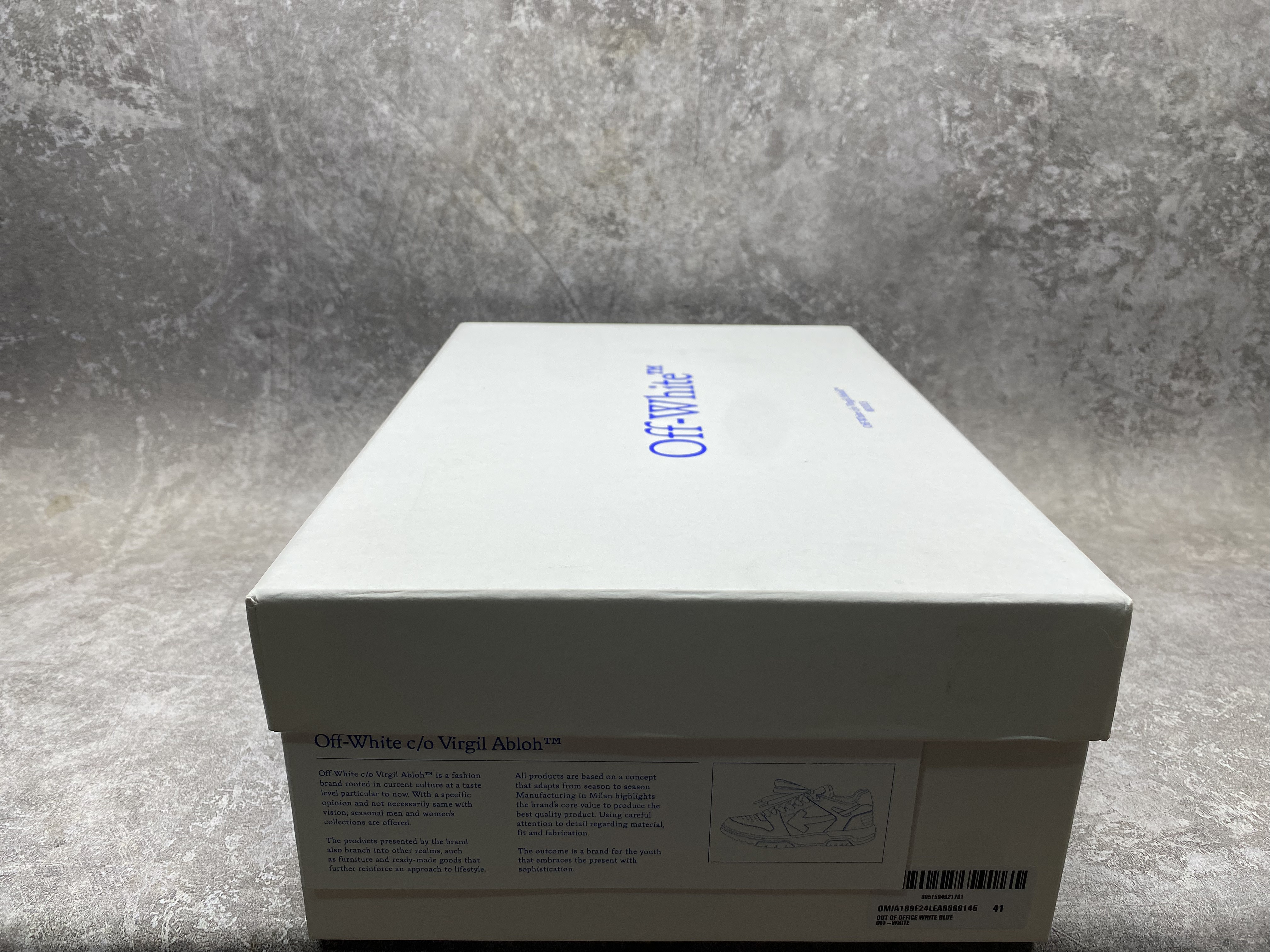 UA OFF-WHITE Out Of Office OOO Low Tops