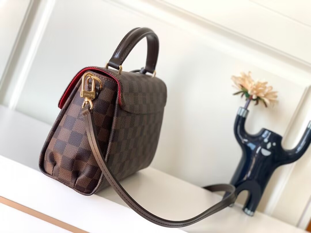 LV Damier Ebene Croisette Bag N53000 24.5x24.2x9cm