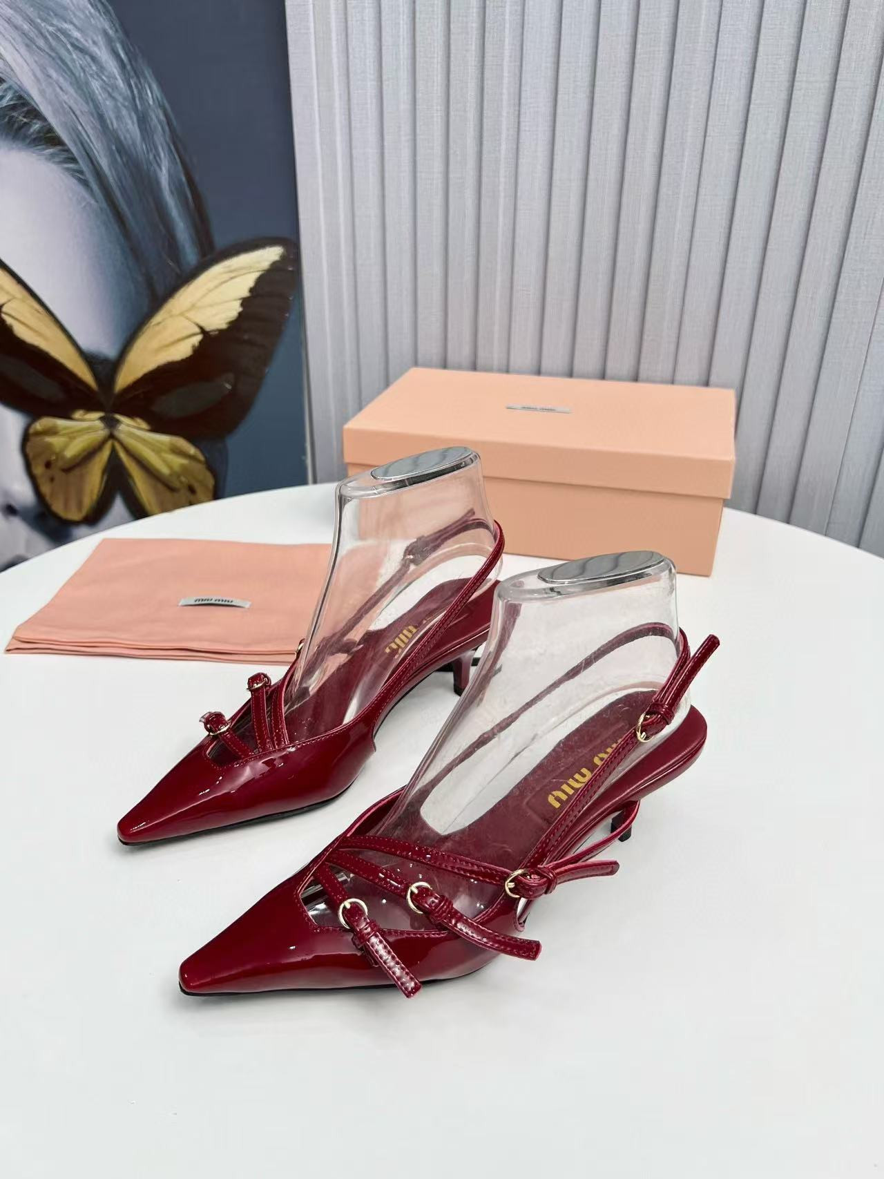 UA Miu Miu Slingbacks with Buckles