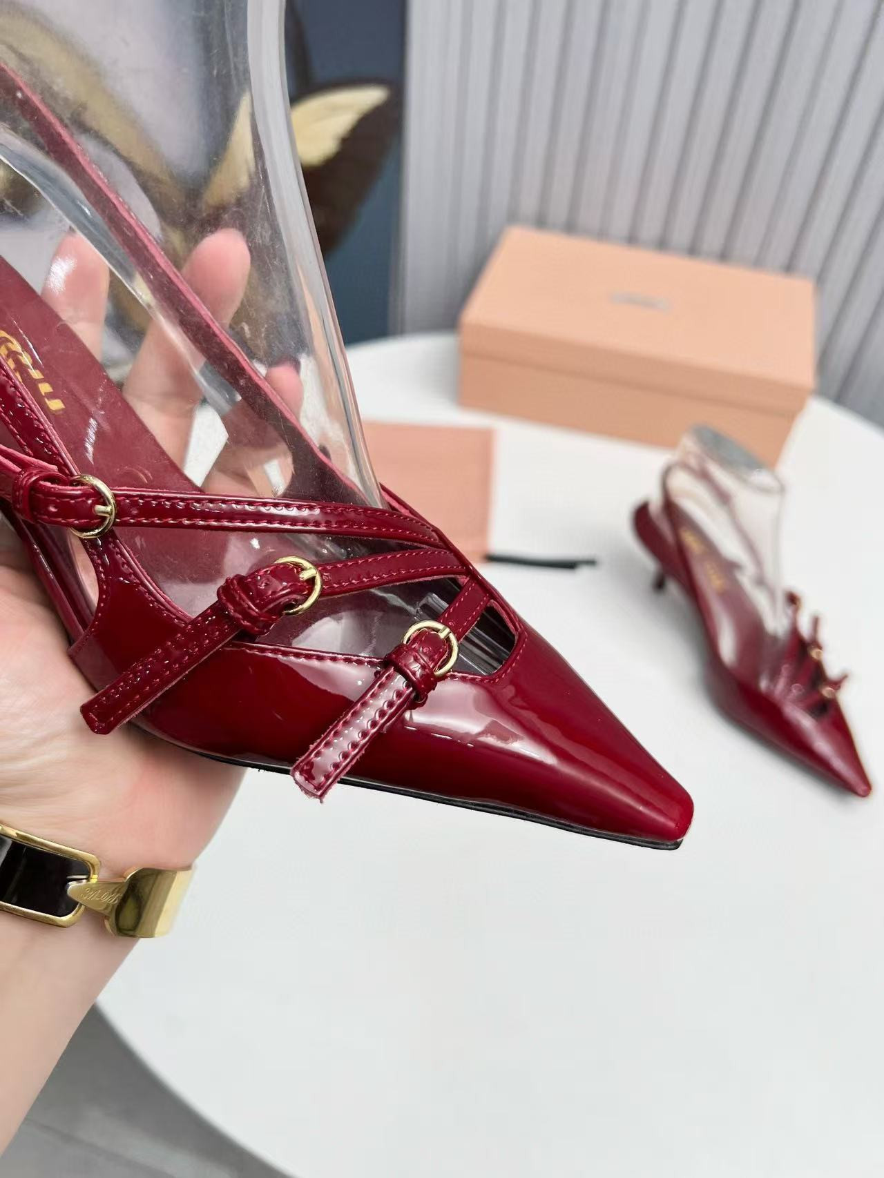 UA Miu Miu Slingbacks with Buckles