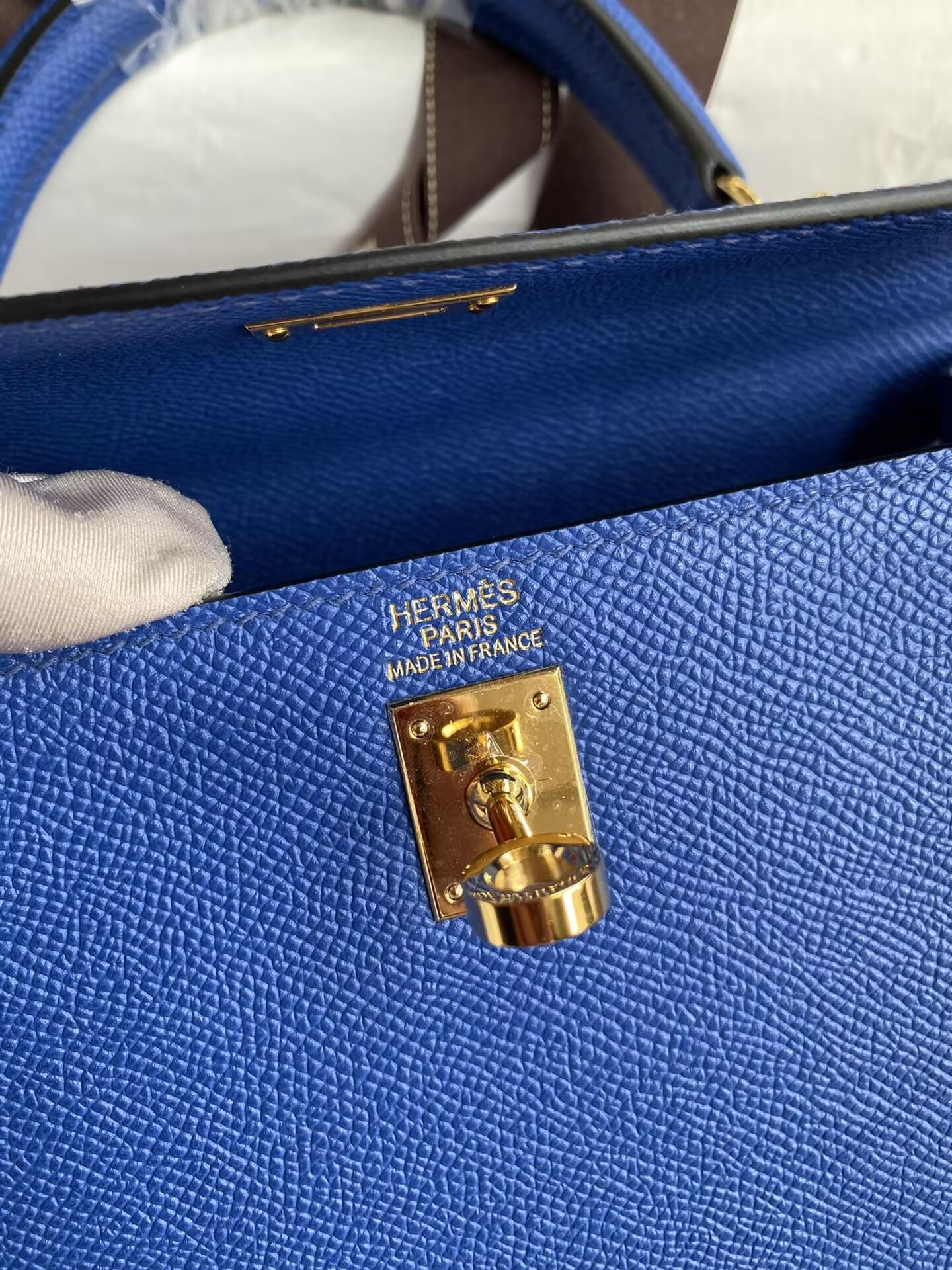 HERMÈS Kelly Gold-tone Hardware 25 28