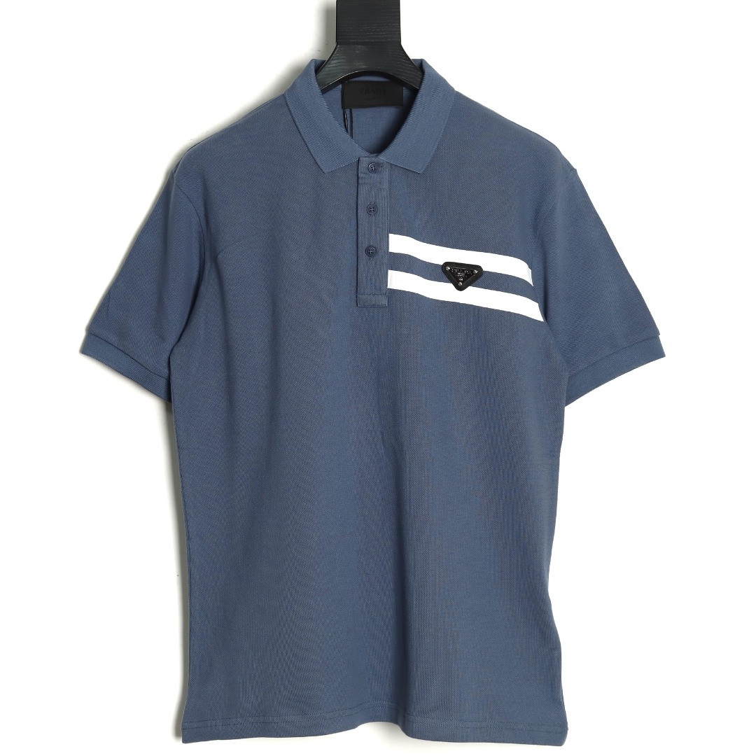 Pra*a short-sleeved polo shirt