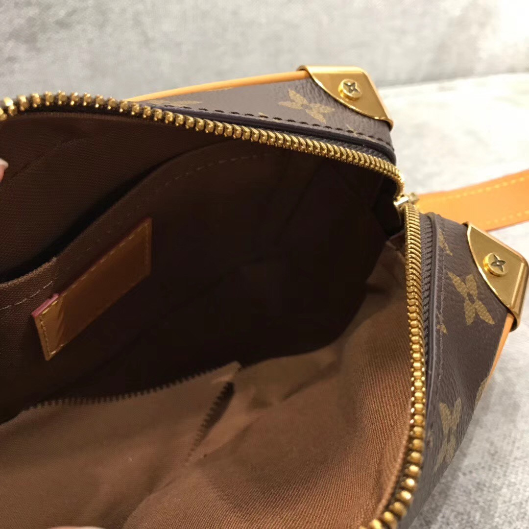 Monogram coated canvas LV MINI SOFT TRUNK M68906