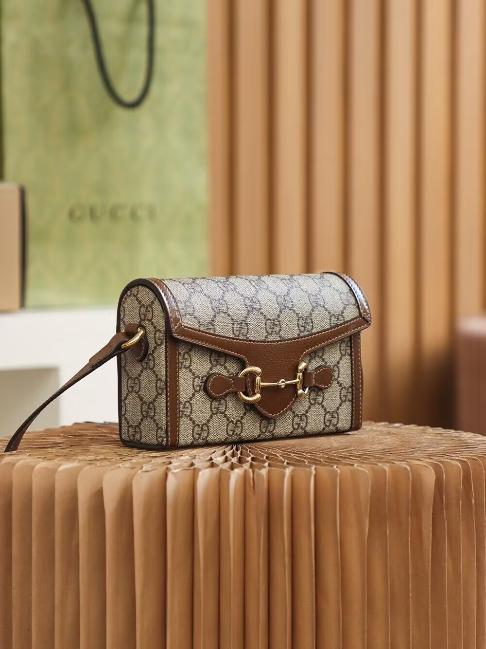 G*u*i horsebit 1955 mini bag 18x12x5cm