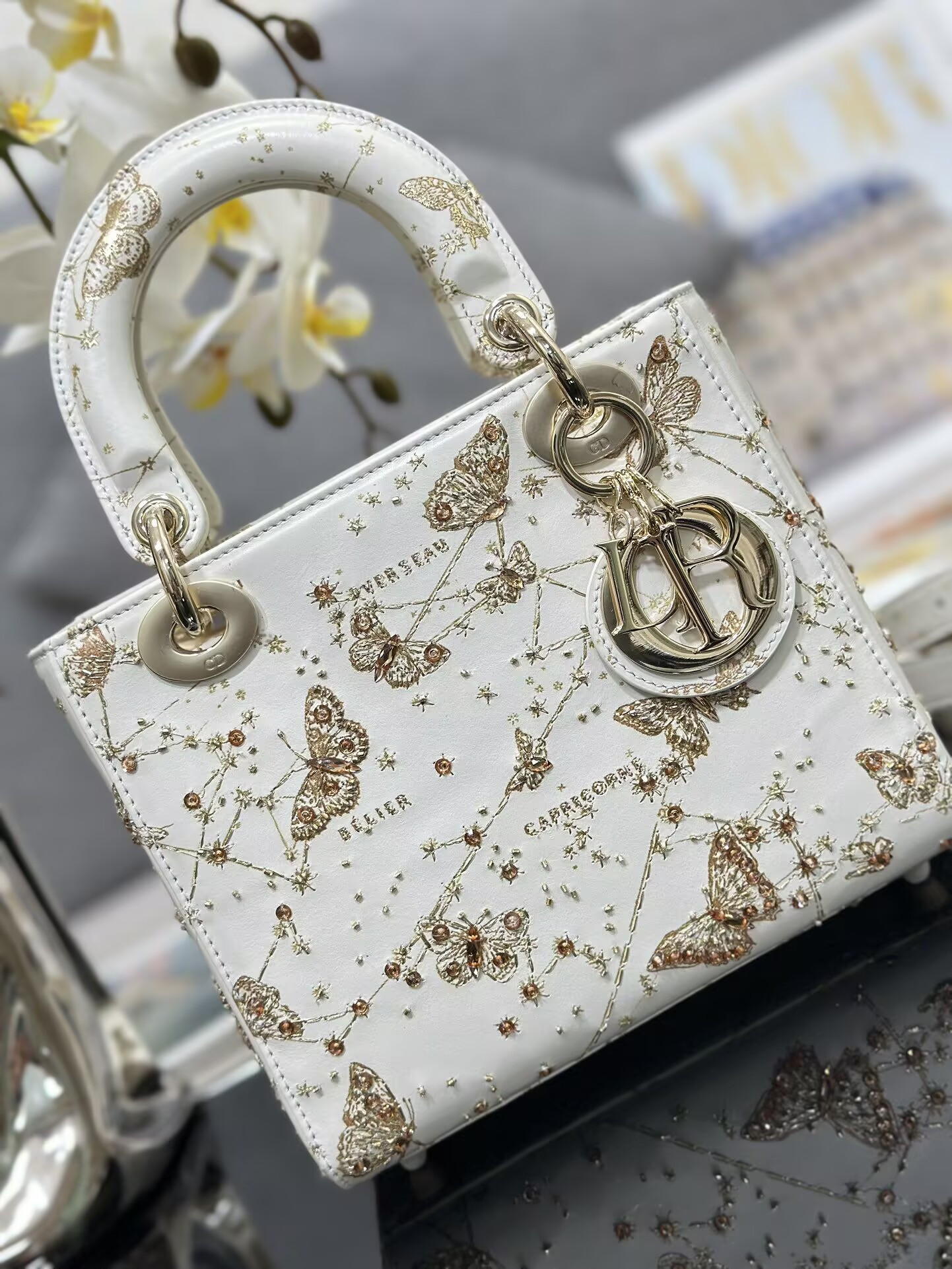 lady D*or bag 20 x 16.5 x 8cm (high-end version)