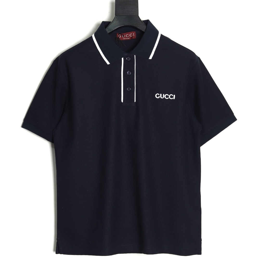 G*u*i guc short-sleeved polo shirt