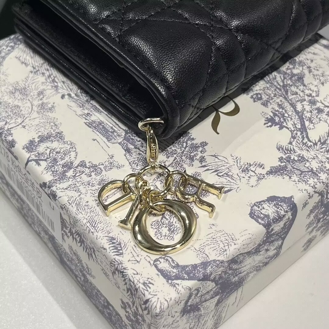 D*or mini lady D*or gardenia wallet 11x9x3cm