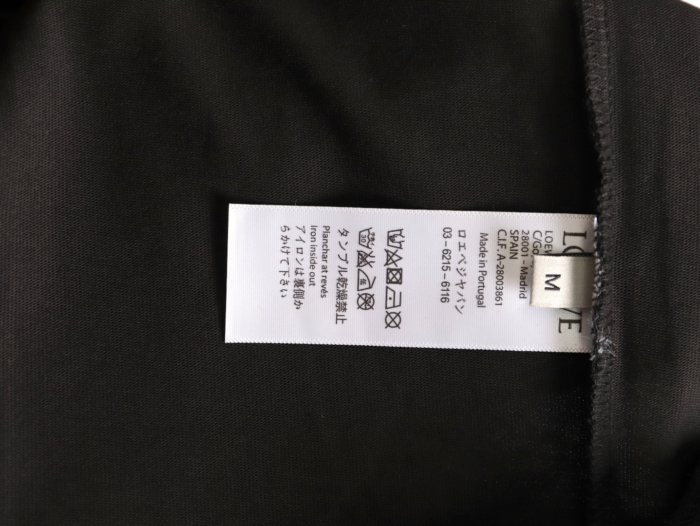 L0ew* 25fw long-sleeved t-shirt