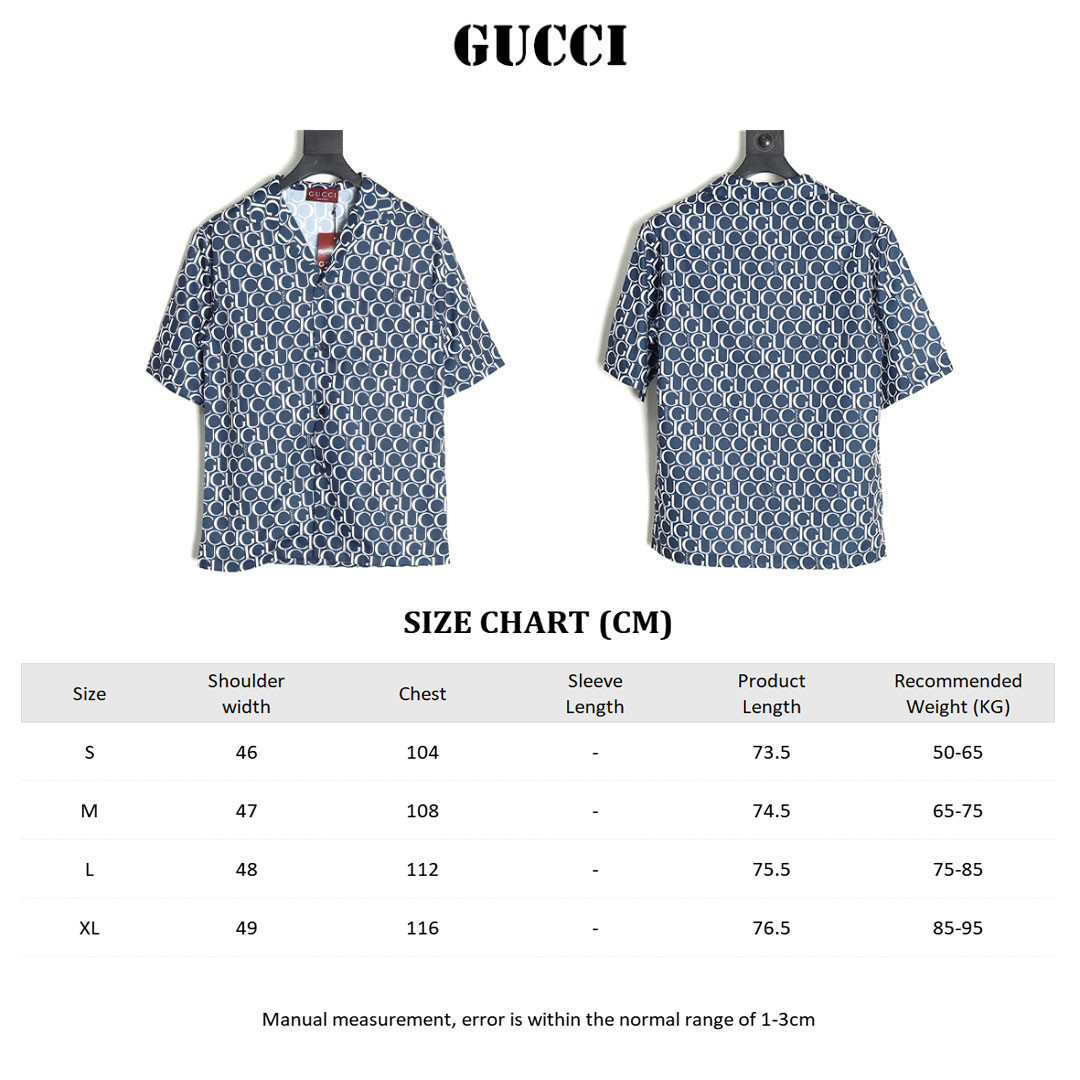 G*u*i 24ss short-sleeved shirts