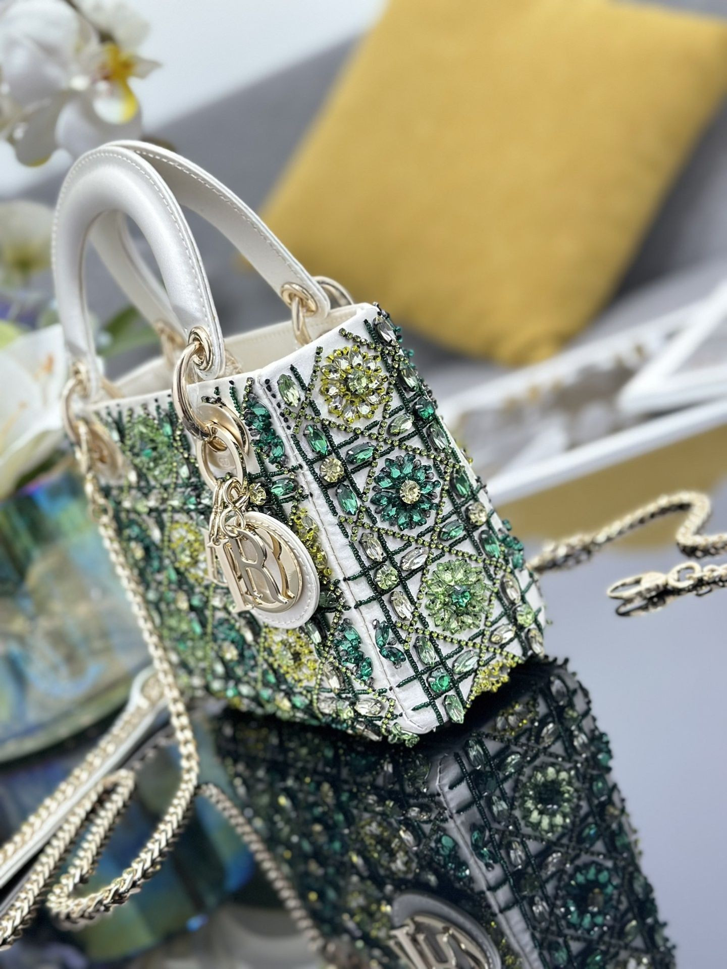 mini lady D*or bag 17x15x7cm