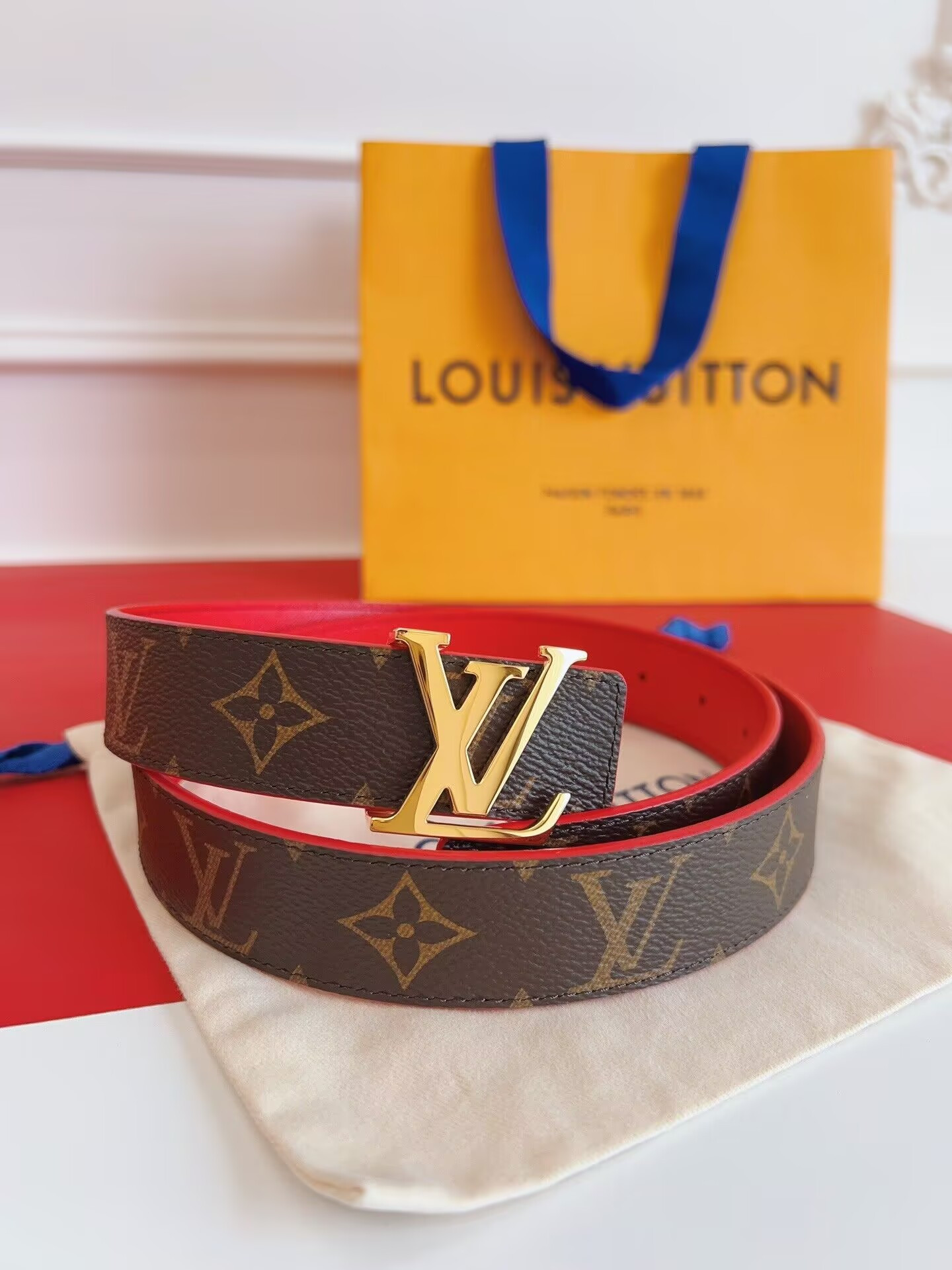 LV Initiales 30mm Reversible Belt