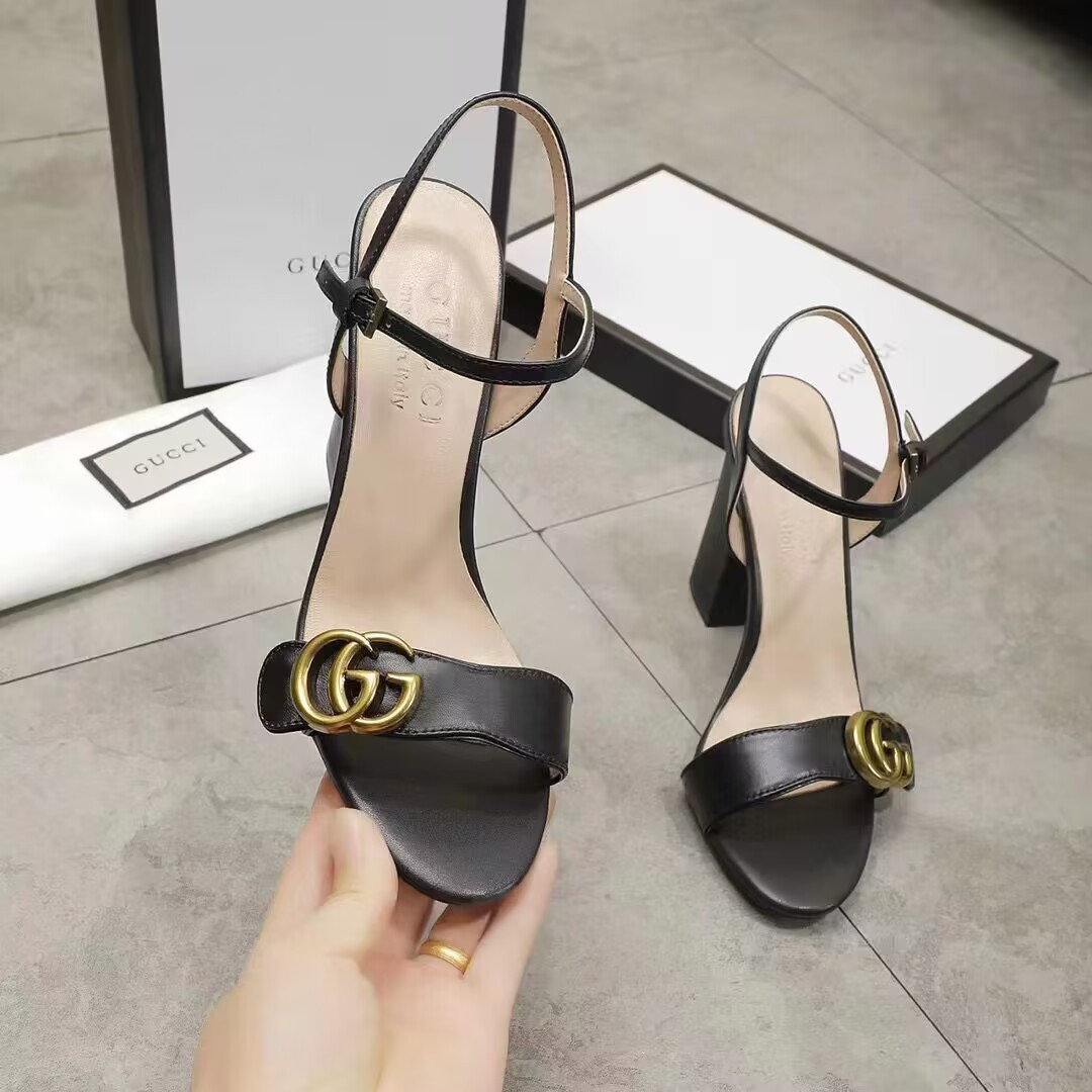 ua G*u*i horsebit heeled sandal