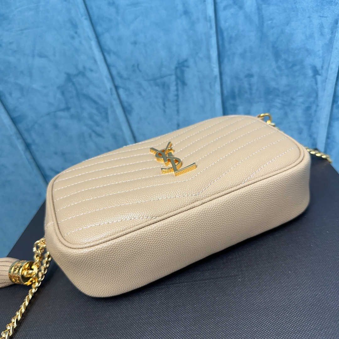 Y*L mini lou in quilted leather 7.5 x 4.1 x 2 inches