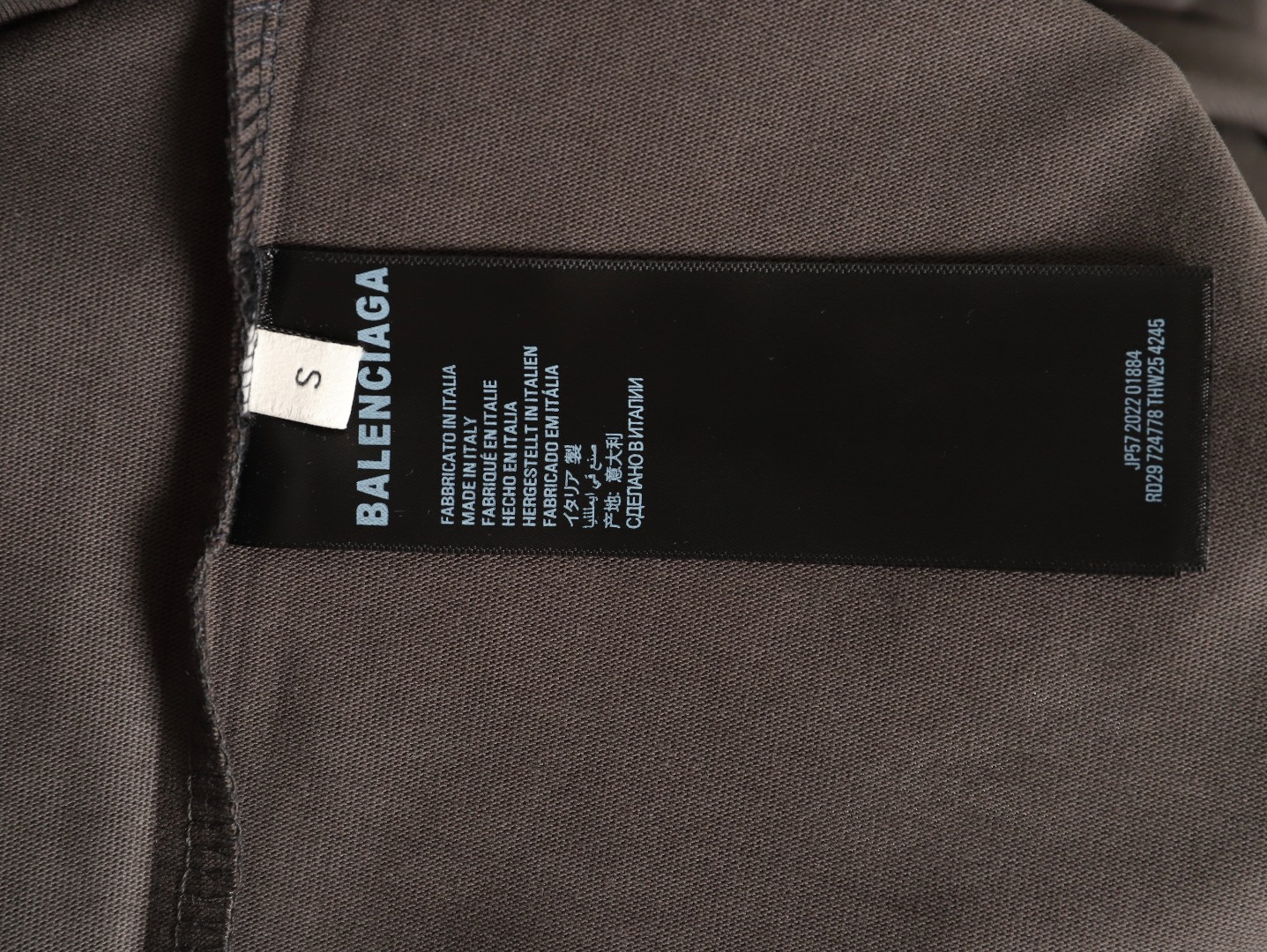 Ba*len*cia*ga 25ss short-sleeved t-shirt