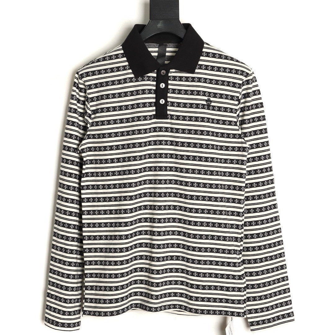 Ch**me He**ts 25fw polo shirt