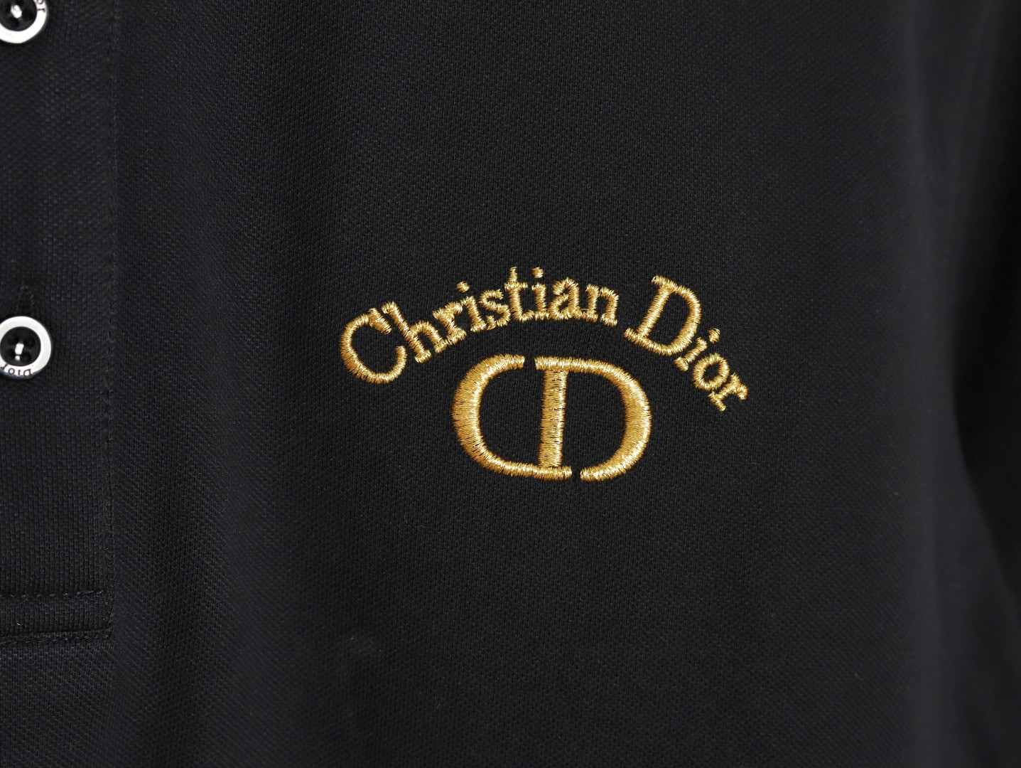 D*or 25ss short-sleeved polo shirt
