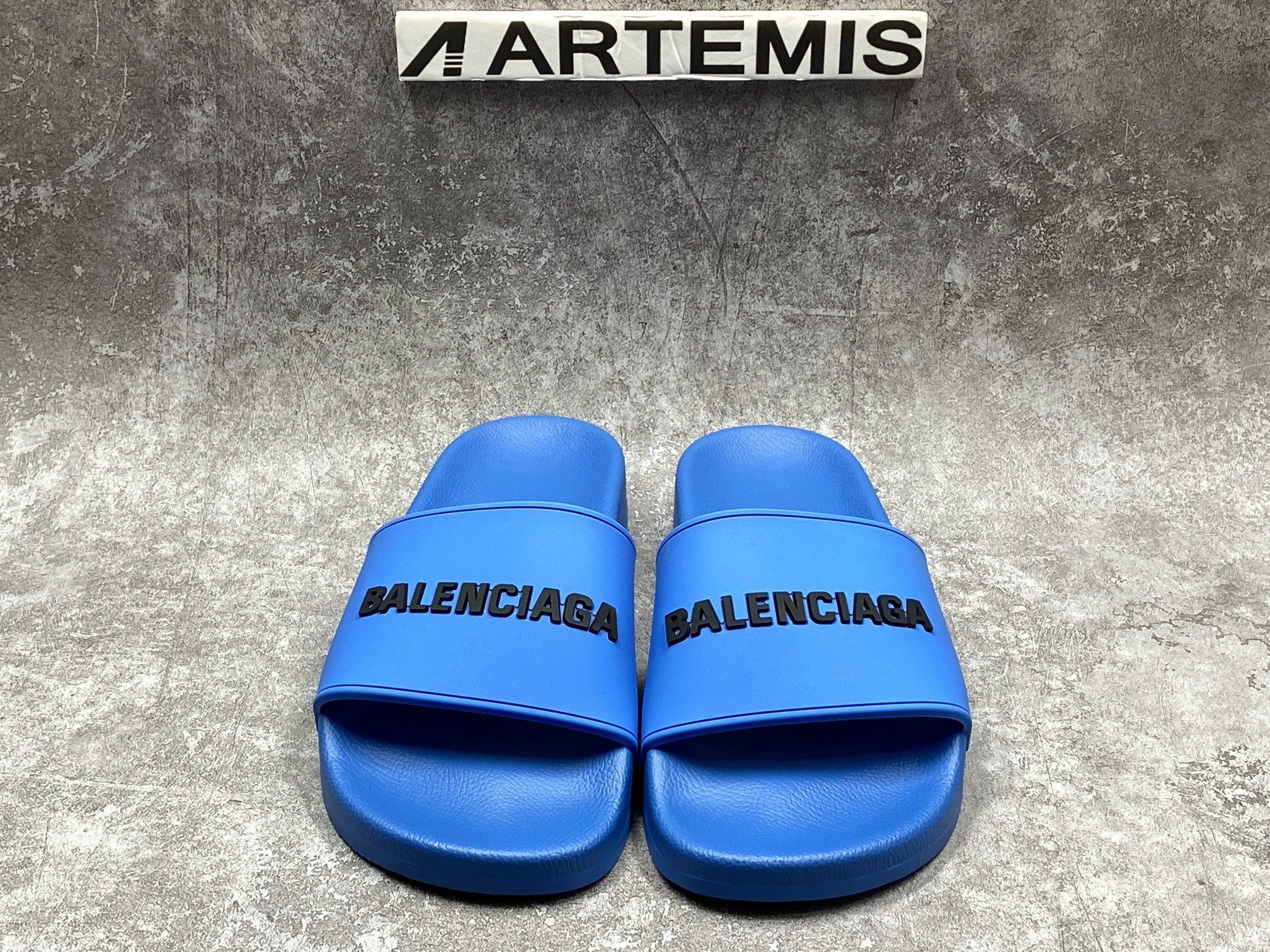 Balenciga Pool Slide Blue