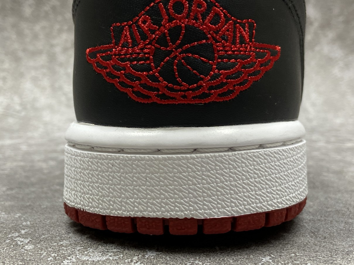 Air Jordan 1 Low Black Gym Red