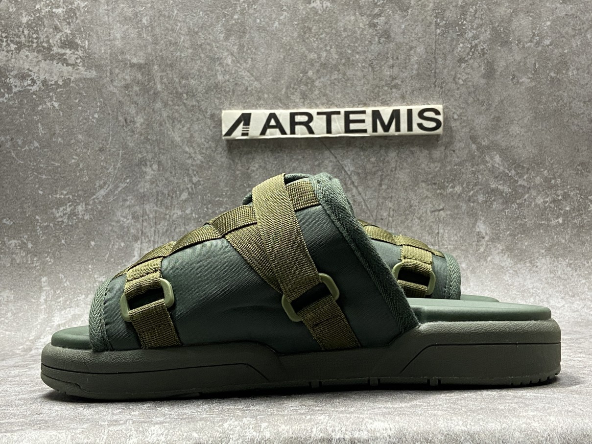 Visvim Christo Sandal Slipper Green