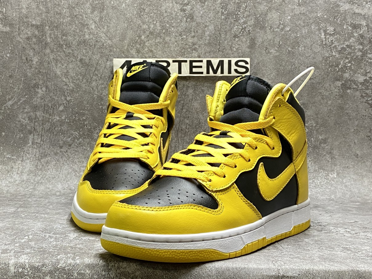 Nike Dunk High Black Yellow