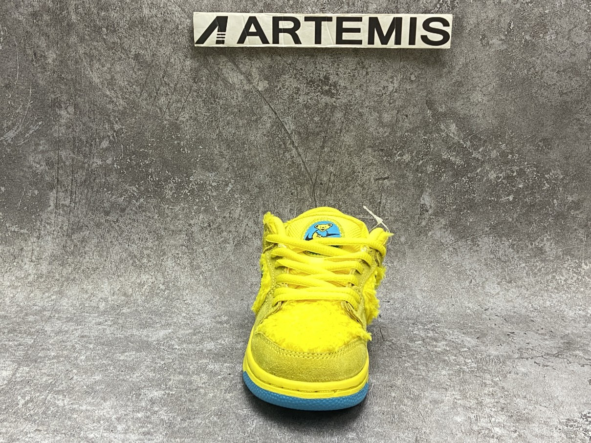 Nike SB Dunk Low Grateful Dead Bears Yellow For Toddler And Youth