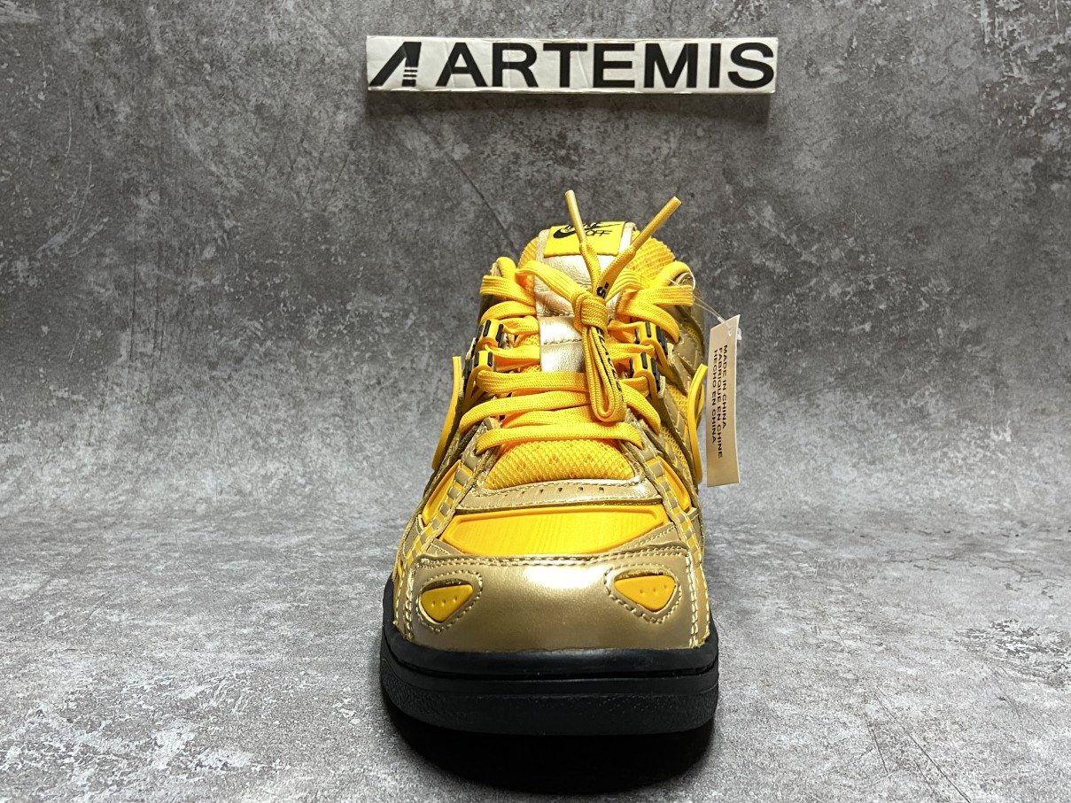 Nike Air Rubber Dunk Off-White University Gold