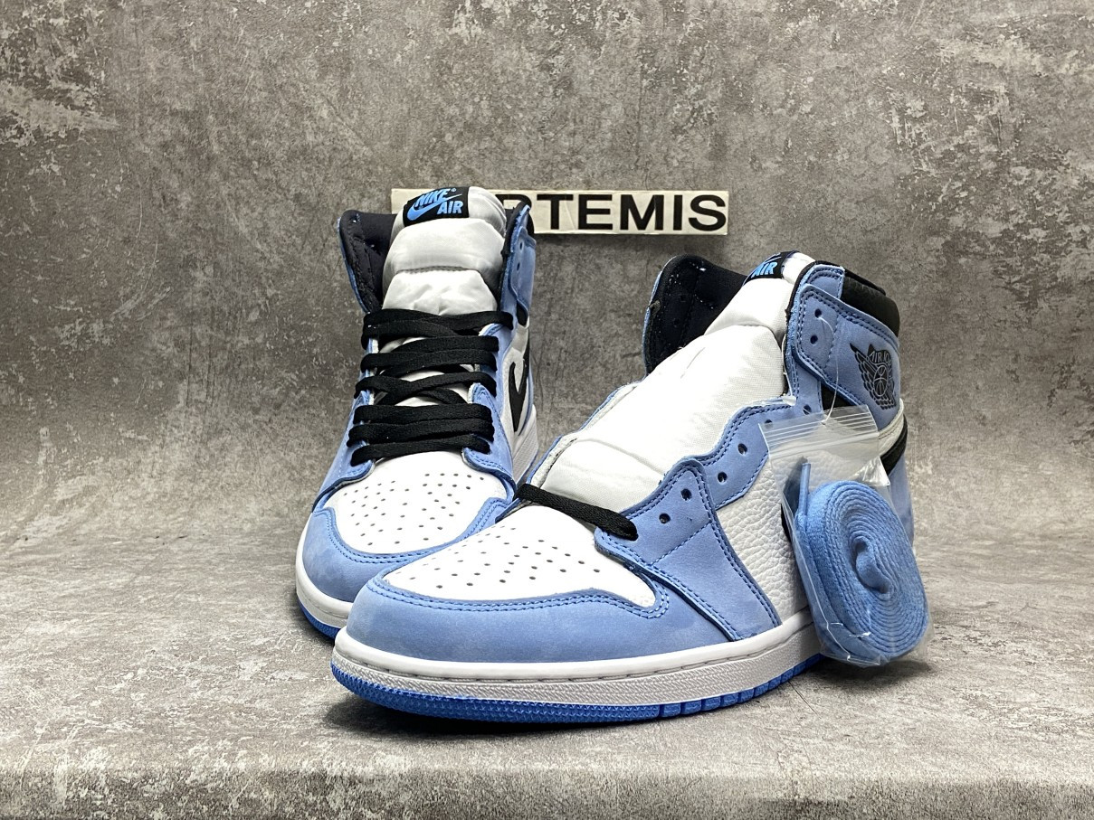 Air Jordan 1 Retro High White University Blue Black