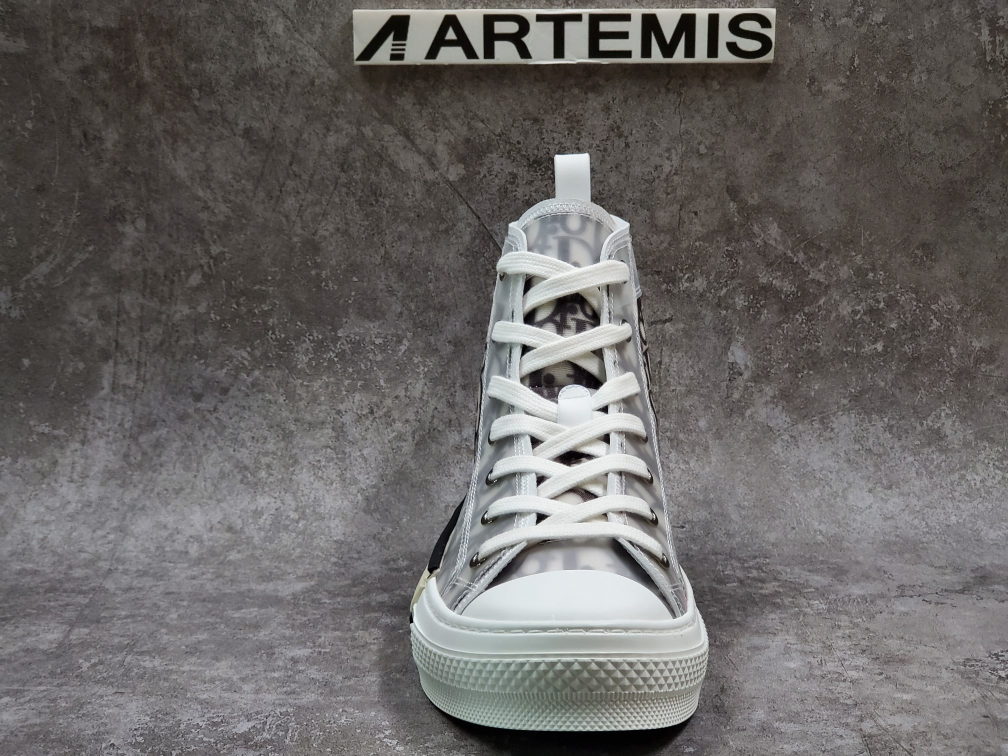D*or b23 high top logo oblique