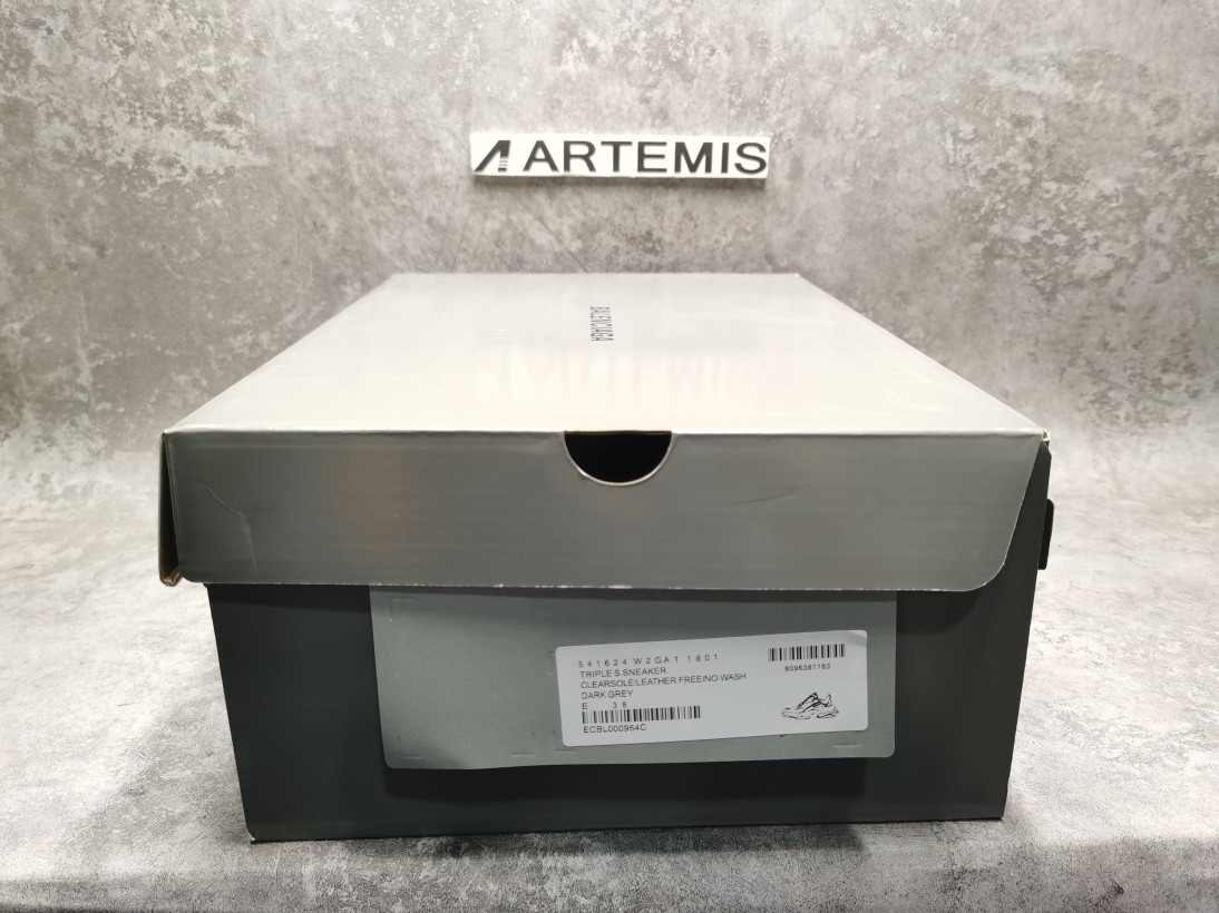 Balenciga Triple S Clear Sole Grey