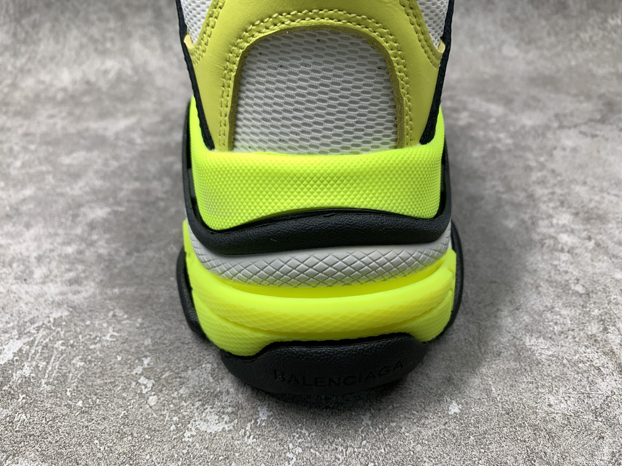 Balenciga Triple S Black Yellow