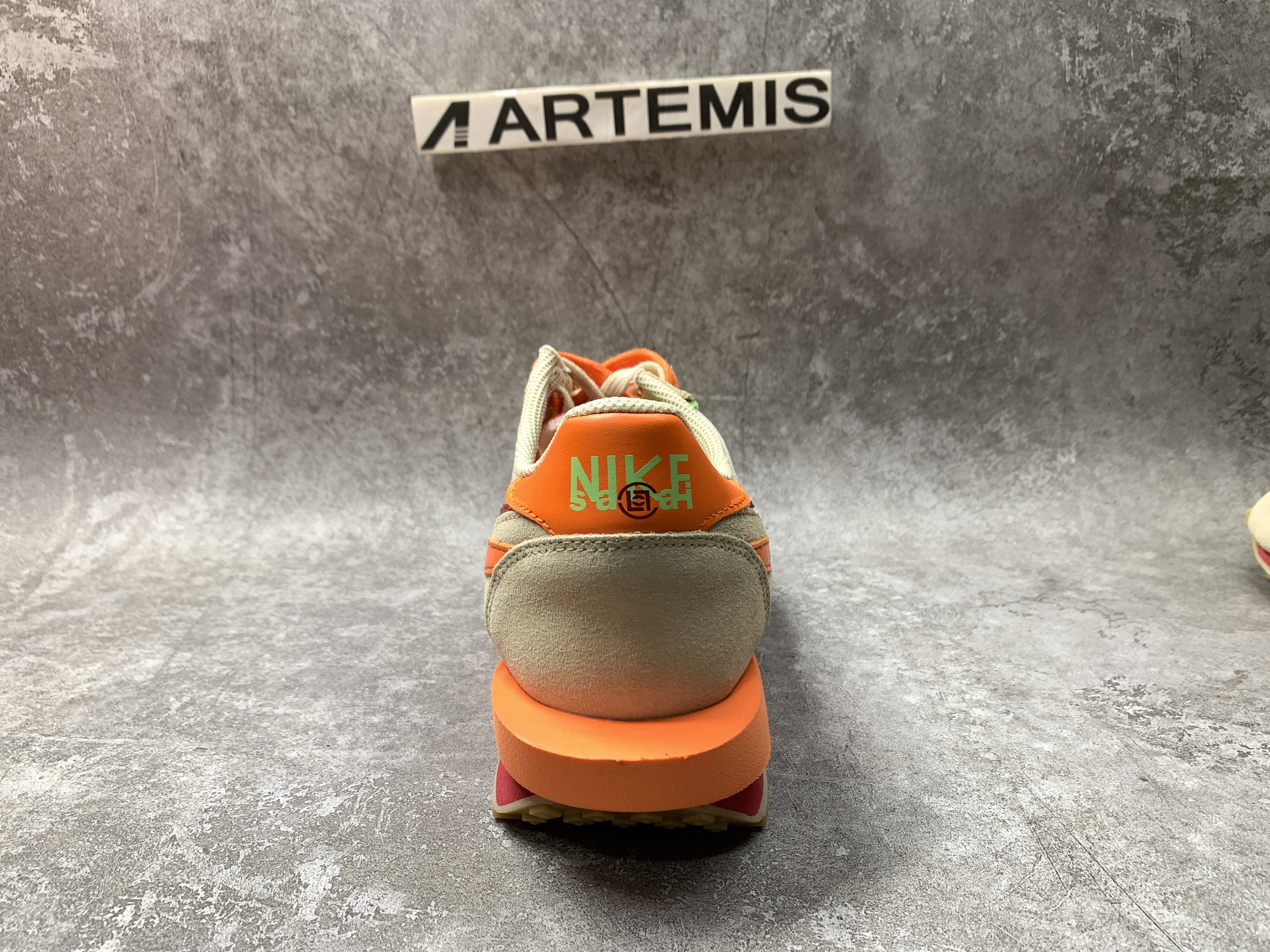 Nike LDWaffle CLOT sacai Net Orange Blaze