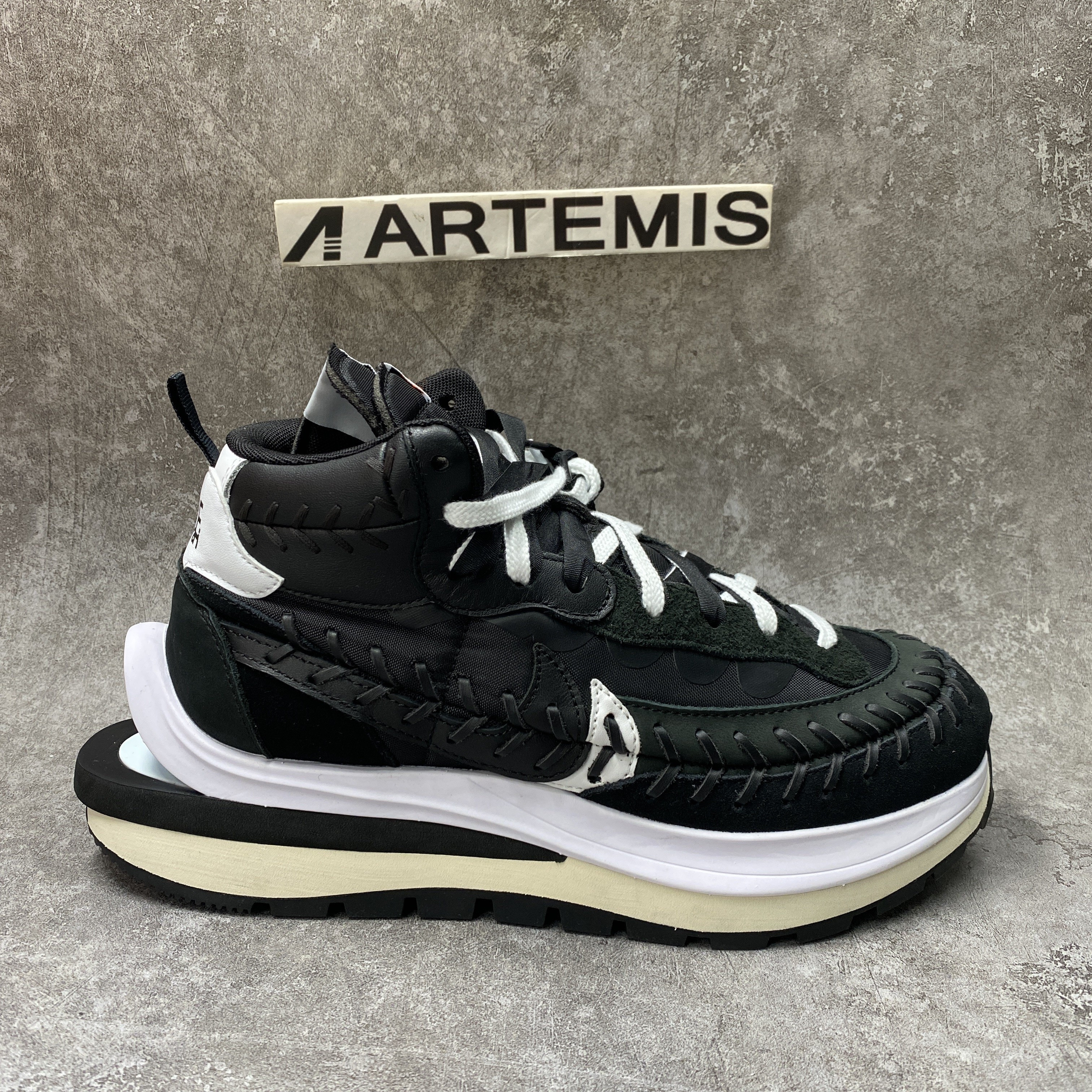 Nike Vaporwaffle Sacai Jean Paul Gaultier Black White