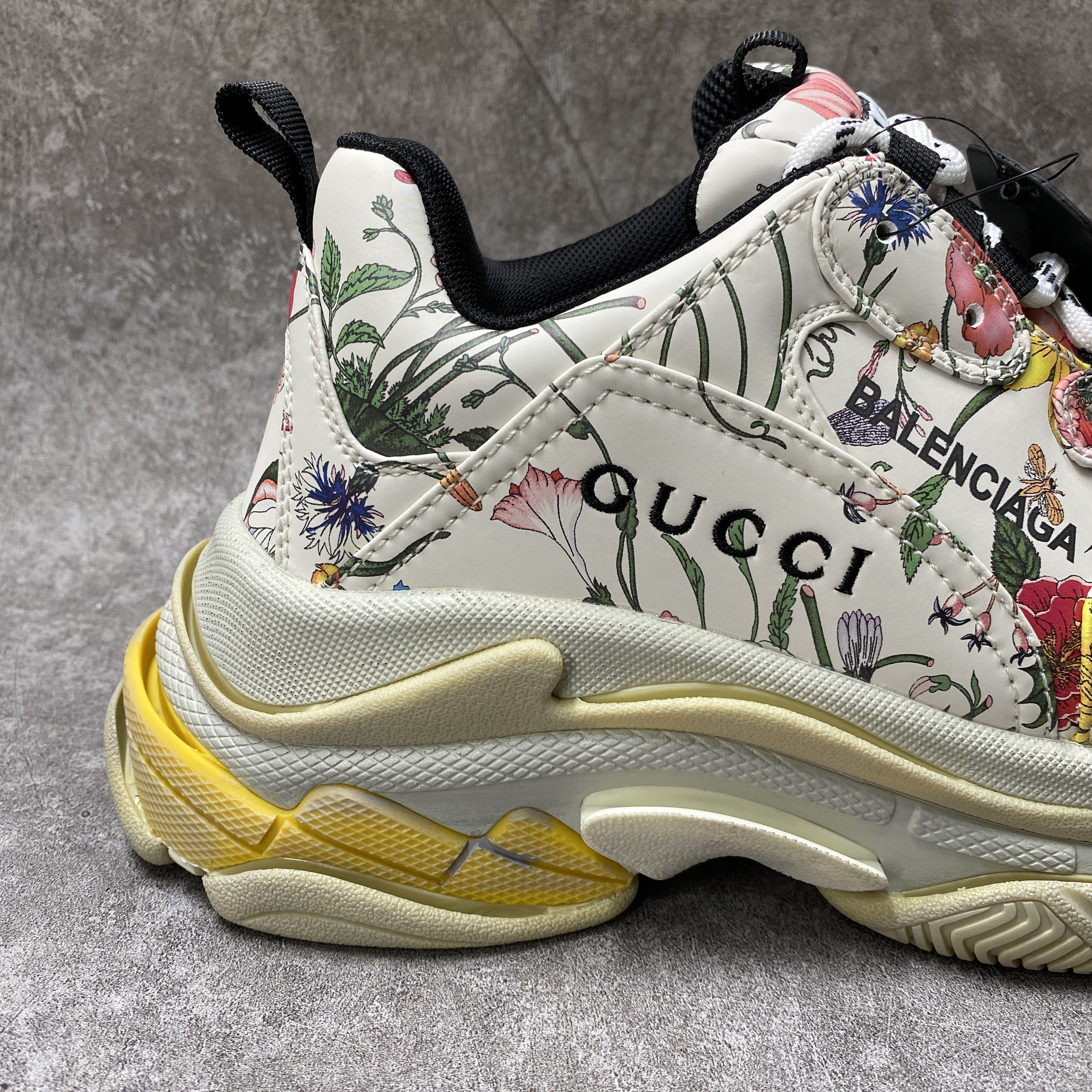 Balenciga X G The Hacker Project Triple S Flora Print