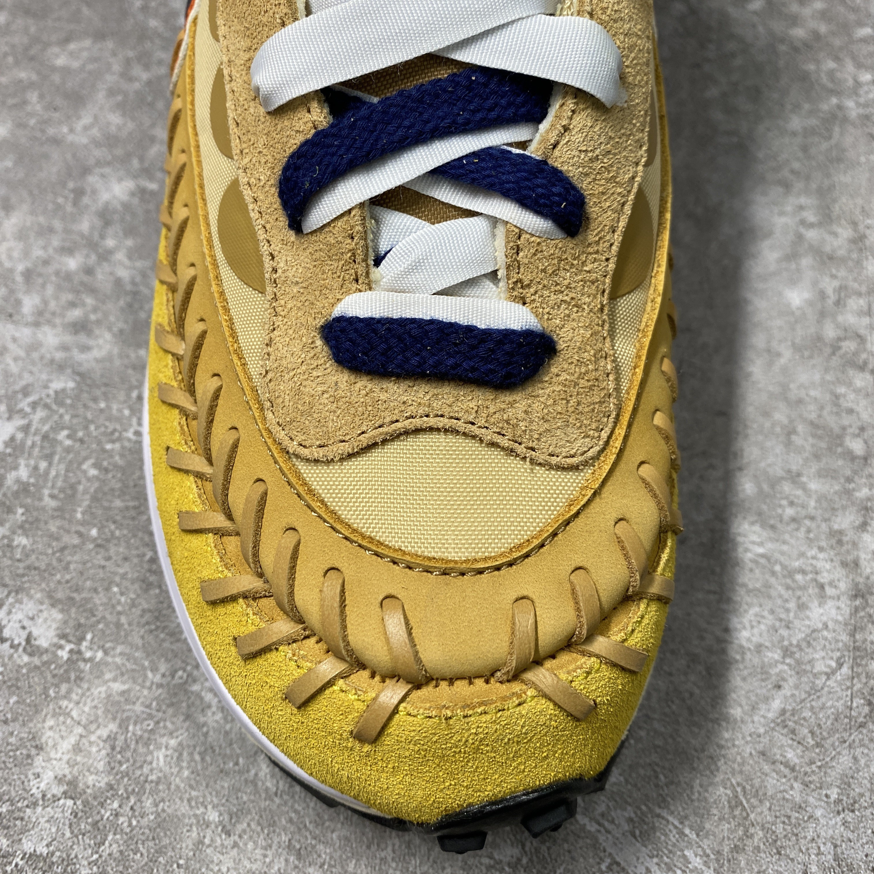 Nike Vaporwaffle sacai Jean Paul Gaultier Sesame Blue