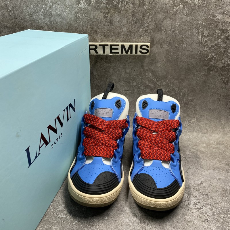 Lanvin Leather Curb Blue Gum