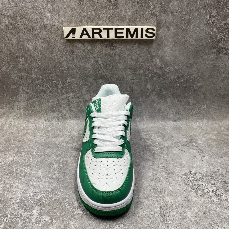 1V x Air Force 1 Low By Virgil Abloh White Green