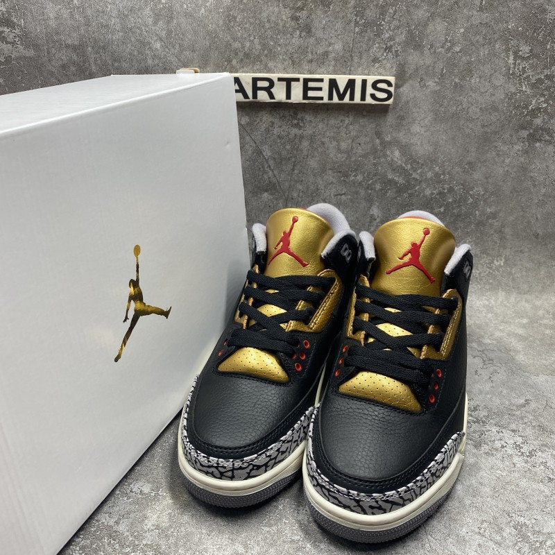 Air Jordan 3 Retro Black Gold