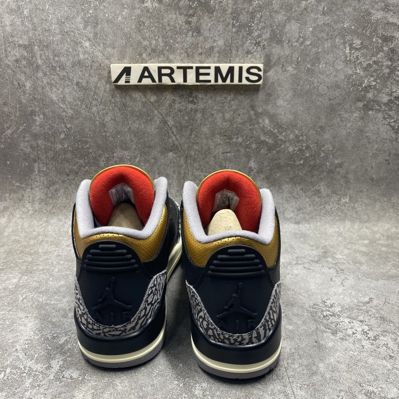 Air Jordan 3 Retro Black Gold