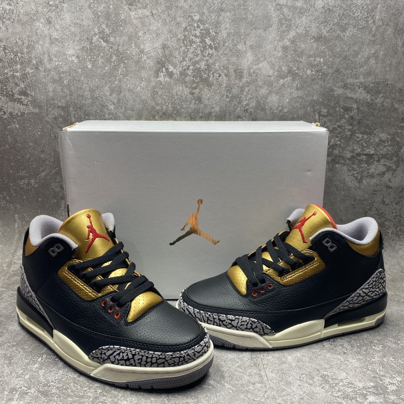 Air Jordan 3 Retro Black Gold