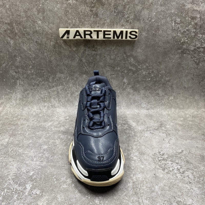 Balenciga Triple S Sneaker in Stone Blue
