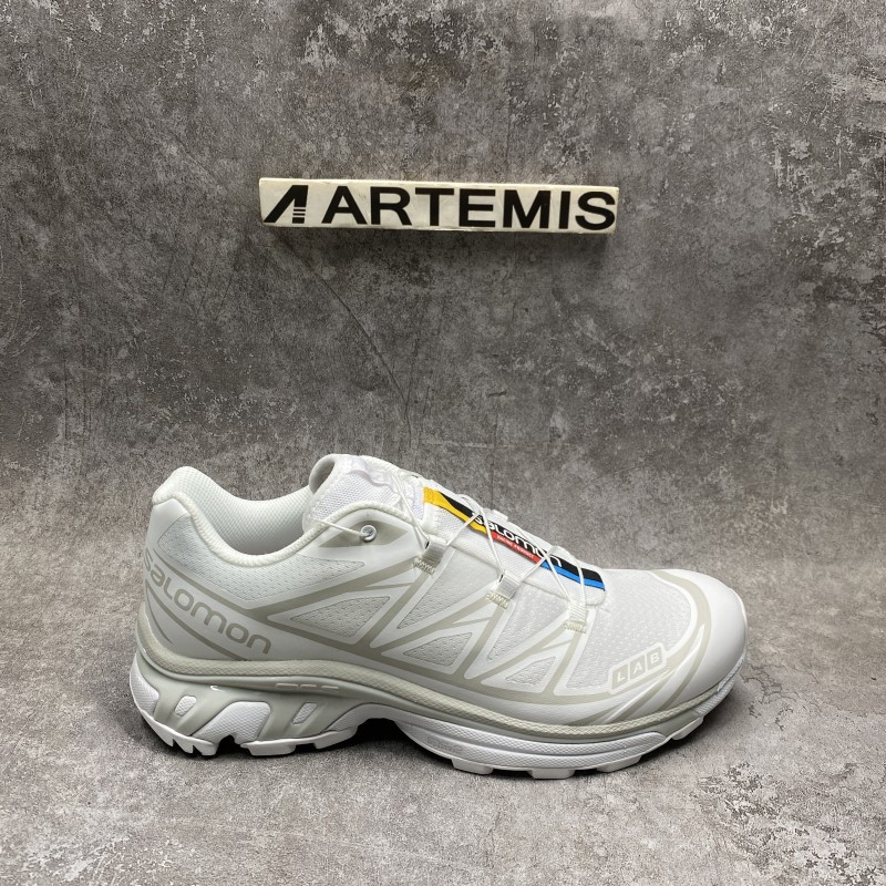 Salomon White XT-6 Sneakers