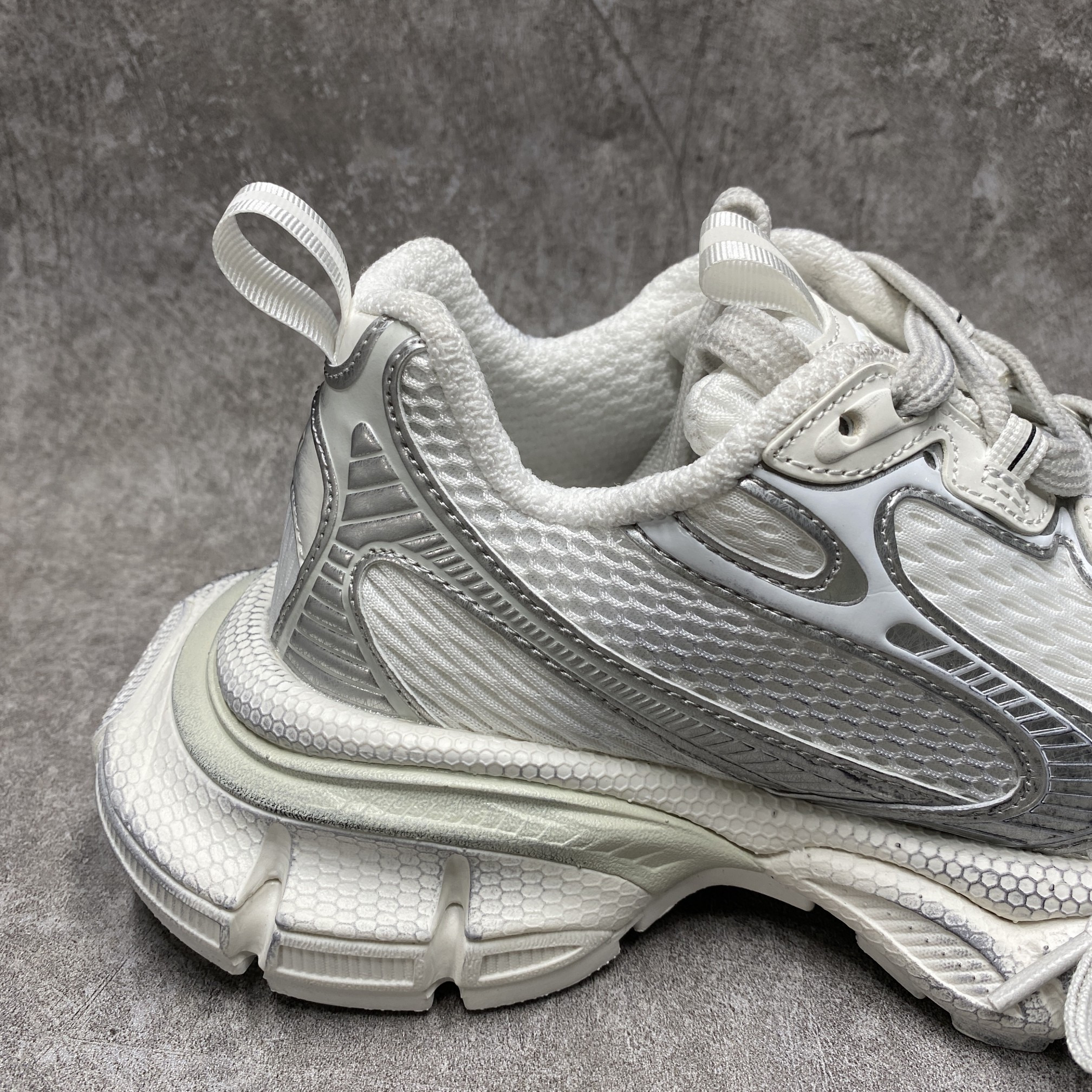 Balenciga 3XL Sneakers White Silver
