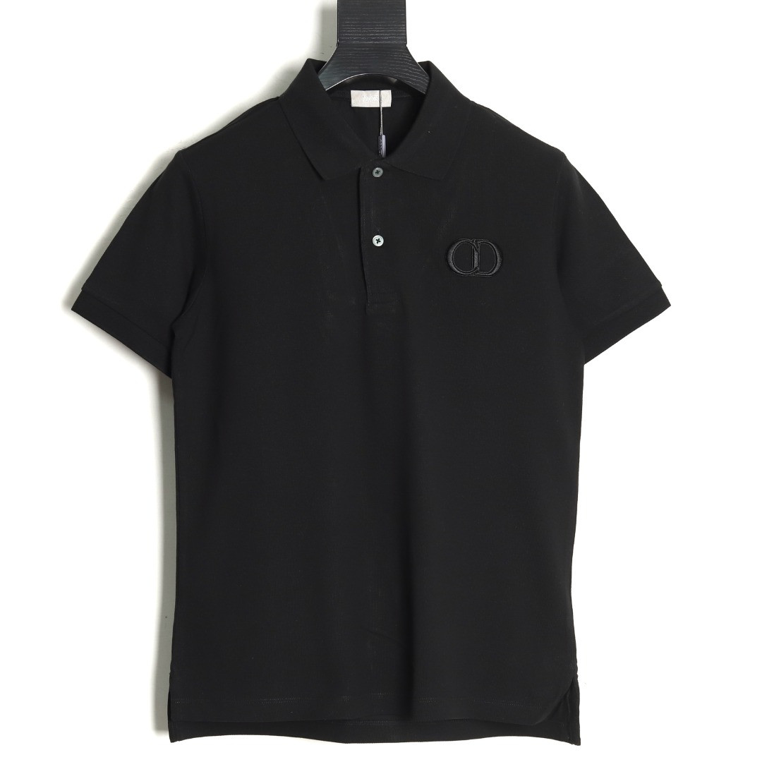 D*or 22ss short-sleeved polo shirt