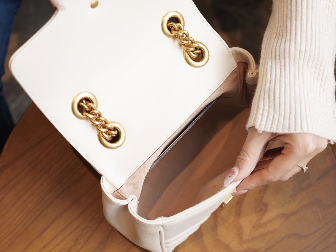 GG MARMONT QUILTED MINI TOTE BAG
