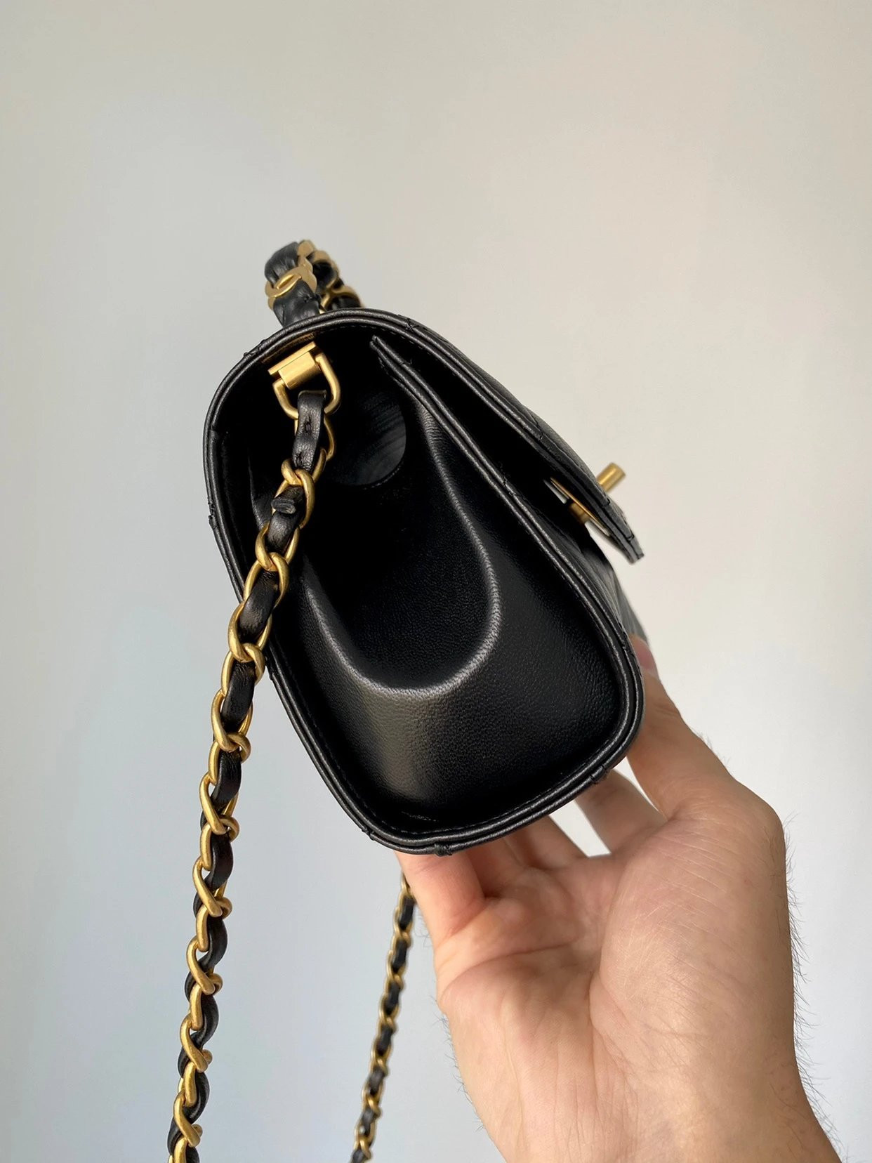 Ch*el mini flap bag 19.5cm