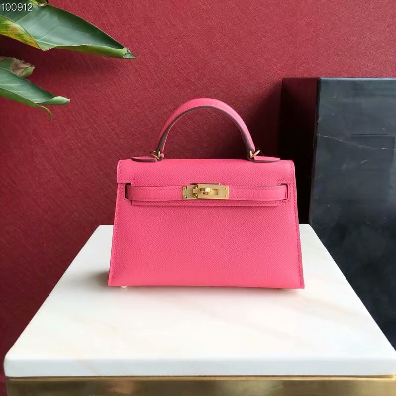 H**mes epsom handmade kelly mini 19