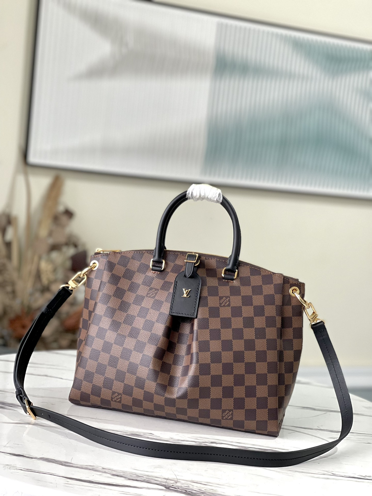 LV ODÉON TOTE MM N45283 12.6x10.6x4.3 inches