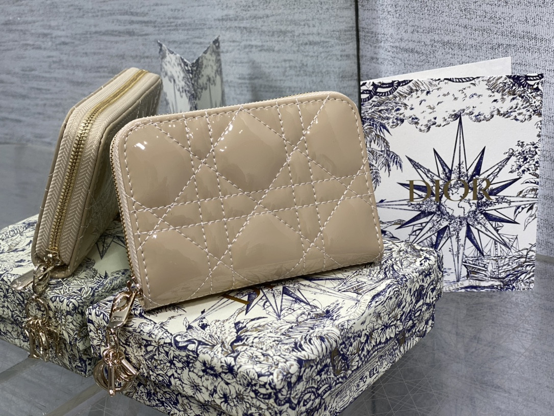 lady D*or voyageur small coin purse card holder